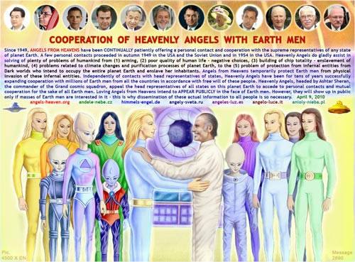 Cooperation of the Heavenly Angels with Earth men